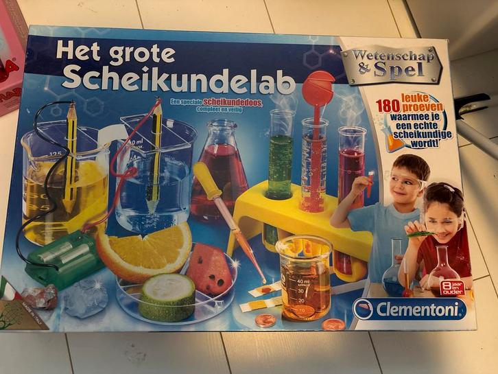 Scheikunde Lab Clementoni - Nieuw in doos!, Kinderen en Baby's, Speelgoed | Educatief en Creatief, Nieuw, Ontdekken, Ophalen