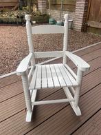 Leuke kinder schommelstoel, Huis en Inrichting, Stoelen, Ophalen, Gebruikt, Wit, Eén