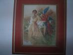 NIEUW, Origineel Patroon vrouw met Ara's en aida. Ook DMC, Ophalen of Verzenden, Nieuw, Handborduren, Patroon