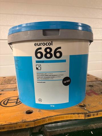 Wandtegellijm 18 kg eurocol beschikbaar voor biedingen
