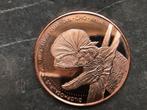 Lost World collection - Dilophosaurus - 1 oz copper, Ophalen of Verzenden, Koper