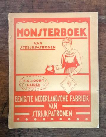 Monsterboek Strijkpatronen -1923 -voor borduren, verven etc. beschikbaar voor biedingen