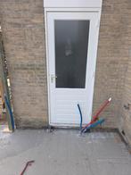 Hard houten deur 83x 211, Doe-het-zelf en Verbouw, Ophalen, Gebruikt, Buitendeur, 200 tot 215 cm