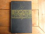 Leopold's Wereldatlas uit 1939 - vintage atlas, Gelezen, Overige atlassen, Ophalen of Verzenden, 1800 tot 2000