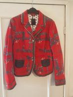 Rood gevoerd katoenen jasje van Marithe Francois Girbaud, 38, Kleding | Dames, Jasjes, Kostuums en Pakken, Maat 38/40 (M), Verzenden