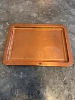 Koperen Onderzetter Fondueset - 31x23 cm, Ophalen of Verzenden, Gebruikt, Rechthoekig, Metaal