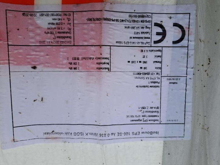 Eps isolatie, Doe-het-zelf en Verbouw, Overige Doe-het-zelf en Verbouw, Nieuw, Ophalen