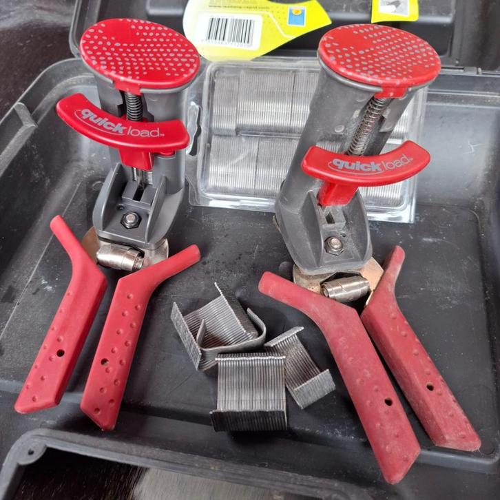2x Rapid GP238 opbindtang hekwerktang, Tuin en Terras, Hand-tuingereedschap, Zo goed als nieuw, Overige soorten, Ophalen