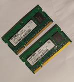 ELPIDA MEMORY 1GB 2Rx8 PC2-5300S-555 [N716.1644]7, 1 GB of minder, Gebruikt, Laptop, DDR4