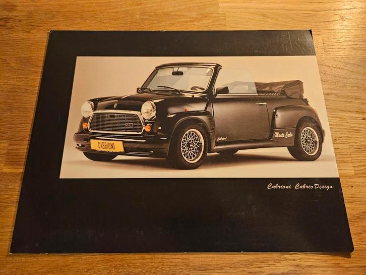 Brochure Cabrioni Mini Cabriolet, Boeken, Auto's | Folders en Tijdschriften, Zo goed als nieuw, Overige merken, Ophalen of Verzenden