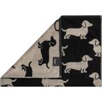 Teckel Handdoeken - 3 maten, Verzenden, Nieuw, Beige, Handdoek