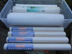 behang rollen kwantum en rauhfaser behangrollen, Huis en Inrichting, Ophalen of Verzenden, 25 tot 50 m², Wit, Traditioneel