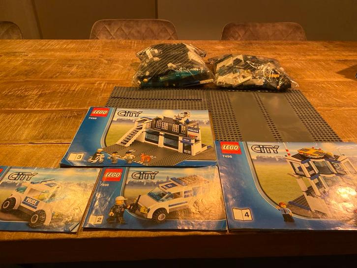 Lego City Politie 7498, Kinderen en Baby's, Speelgoed | Duplo en Lego, Gebruikt, Lego, Complete set, Ophalen of Verzenden