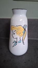 Vintage vaasje Aalten Couzijn en Pool met meisjeshoofd, Antiek en Kunst, Ophalen of Verzenden