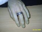 Zilvere  duim ring maat 23, Sieraden, Tassen en Uiterlijk, Ringen, 20 of groter, Nieuw, Ophalen of Verzenden, Dame of Heer