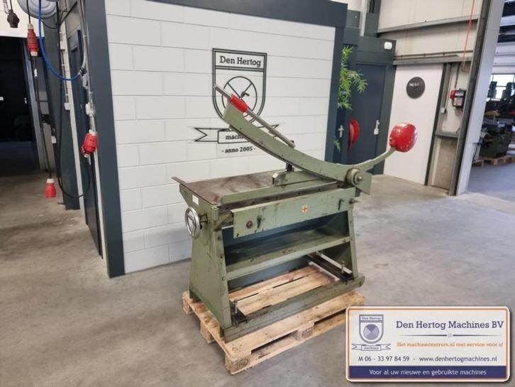 JORG slagschaar 1020x1,6mm valschaar plaatschaar knipbank, Doe-het-zelf en Verbouw, Gereedschap | Overige machines, Gebruikt, Ophalen