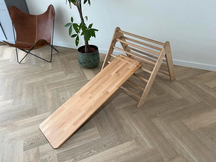 Ehrenkind Klimdriehoek met Glijbaan - Inklapbaar, Kinderen en Baby's, Speelgoed | Buiten | Speeltoestellen, Gebruikt, Glijbaan