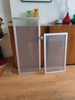 ikea aluminium glas deuren 35 76 6 x en 40 92 6x, Doe-het-zelf en Verbouw, Glas en Ramen, Ophalen, Gebruikt, Minder dan 80 cm
