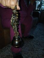 Antieke Koperen Bronzen Deurbel, Antiek en Kunst, Ophalen of Verzenden, Koper