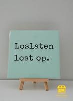 Tekst tegels, Huis en Inrichting, Woonaccessoires | Tekstborden en Spreuken, Ophalen of Verzenden, Nieuw