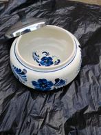 Delfts Blauw Aardewerk Pot met Deksel, Ophalen