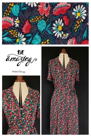 KING LOUIE 50s Emmy dress Floramania-XL🌺retro beschikbaar voor biedingen