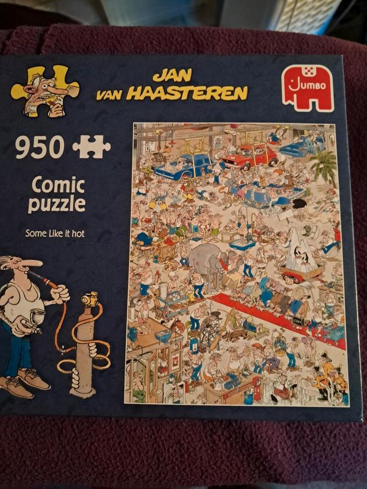 Jan van Haasteren - Some Like it Hot - 950 stukjes, Hobby en Vrije tijd, Denksport en Puzzels, Gebruikt, Legpuzzel, 500 t/m 1500 stukjes