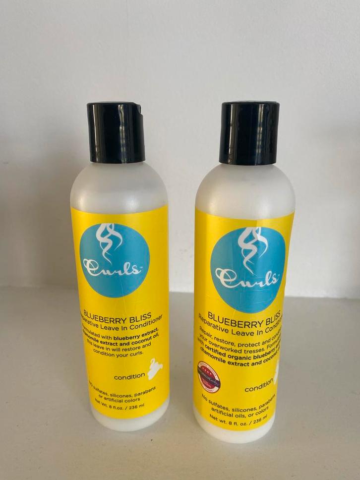 Curls Blueberry Bliss Leave-in Conditioner, Sieraden, Tassen en Uiterlijk, Uiterlijk | Haarverzorging, Nieuw, Shampoo of Conditioner