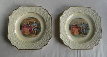 Oude bordjes- Fragonard M Langbroek amsterdam holland beschikbaar voor biedingen