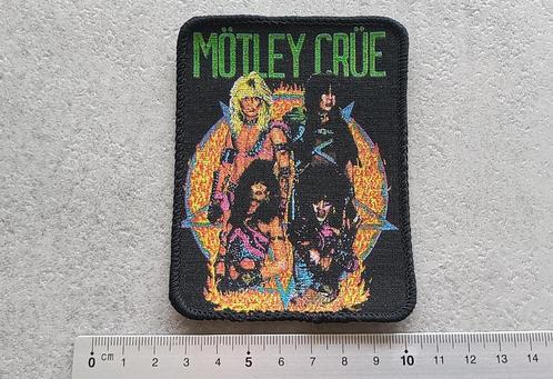 Motley Crue  vintage 80's patch m114, Verzamelen, Muziek, Artiesten en Beroemdheden, Nieuw, Kleding, Verzenden
