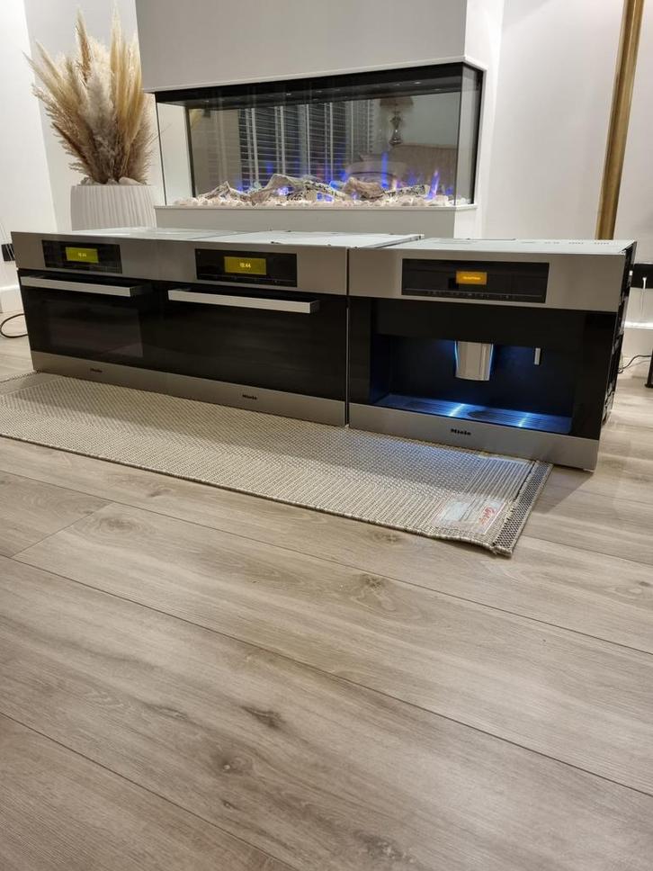 Miele combimagnetron,combi stoom en koffiemachine top staat!, Witgoed en Apparatuur, Magnetrons, Zo goed als nieuw, Inbouw, Ophalen