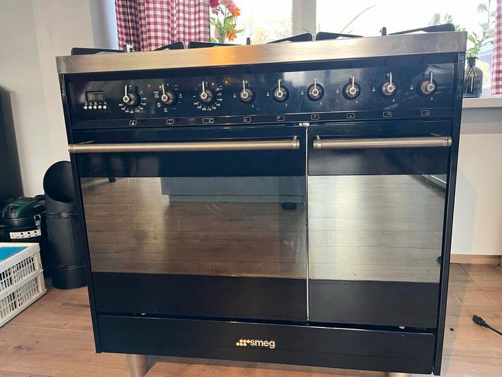 Gasfornuis 6 Pitten & 2 Ovens - Ruim Koken!, Witgoed en Apparatuur, Fornuizen, Gebruikt, Vrijstaand, Gas, 5 kookzones of meer