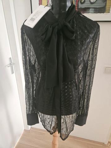 Nieuw nikkie blouse kaartjes zwart kant Maat 40  beschikbaar voor biedingen