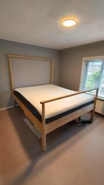 Ikea bedframe hout gjöra 160 x 200, Ophalen, Gebruikt, Wit, Tweepersoons