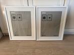 2 x IKEAA Ribba wit 40x50, Ophalen, Zo goed als nieuw, Hout, Minder dan 50 cm