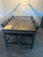 6/10 persoons eettafel (uitschuifbaar), Huis en Inrichting, Tafels | Eettafels, Ophalen, Gebruikt, 200 cm of meer, 50 tot 100 cm