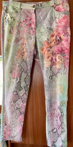 Gelco! Als nieuwe prachtige broek 5 pocket bloemen. Mt 46, Overige kleuren, Gelco, Maat 46/48 (XL) of groter, Ophalen of Verzenden