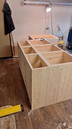 Keukeneiland van terug gedroogd en geschaafd hout, Huis en Inrichting, Keuken | Keukenelementen, Ophalen of Verzenden, Nieuw