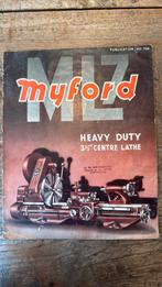 Myford ML7 originele folder, Doe-het-zelf en Verbouw, Draaibanken, Ophalen, Gebruikt, Overige typen, Minder dan 500 mm