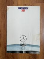 Folder Mercedes 200 D, Auto diversen, Handleidingen en Instructieboekjes, Ophalen of Verzenden