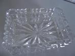 vintage kristal botervloot ster geslepen glas schaal 12,5 cm, Ophalen of Verzenden