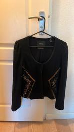 Maison scot zwart jasje, Kleding | Dames, Jasjes, Kostuums en Pakken, Ophalen of Verzenden, Zo goed als nieuw, Zwart