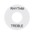 Rythm treble toggle switch les paul ring wit zwarte letters, Muziek en Instrumenten, Instrumenten | Onderdelen, Moku Custom Guitars