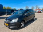 Opel Zafira 1.6 2006 Zwart/7 persoons/nieuwe apk, Auto's, Voorwielaandrijving, 74 €/maand, Zwart, 4 cilinders