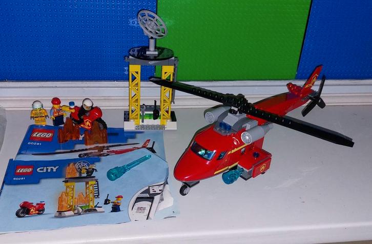 Lego City Brandweer Helikopter Set 60281, Kinderen en Baby's, Speelgoed | Duplo en Lego, Gebruikt, Lego, Complete set, Ophalen of Verzenden
