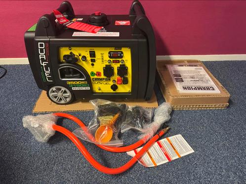 Champion generator 3500W  benzine en gas - elec. start., Doe-het-zelf en Verbouw, Aggregaten, Nieuw, Benzine, Minder dan 5 kVA