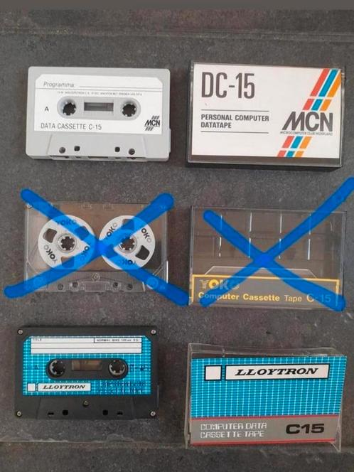 Vintage cassettes MSX cassette computer ~ of meer, Computers en Software, Vintage Computers, Ophalen of Verzenden