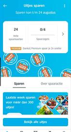 Volle spaarkaarten AH actie: 2e uitje gratis, Tickets en Kaartjes, Kortingen en Cadeaubonnen, Drie personen of meer, Kortingsbon
