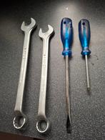 Gedore Ring Steek Sleutel Set 24 & 27 + Schroevendraaiers, Ophalen of Verzenden, Gebruikt