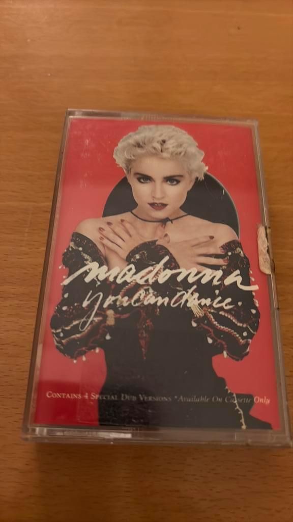 Madonna muziek cassette you can dance, Cd's en Dvd's, Cassettebandjes, Gebruikt, Origineel, Pop, 1 bandje, Ophalen of Verzenden
